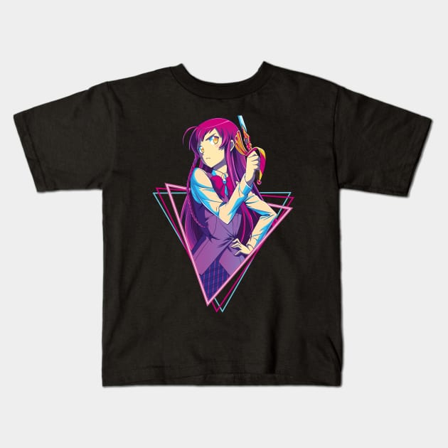 the devil is a part timer - emilia Kids T-Shirt by mounier